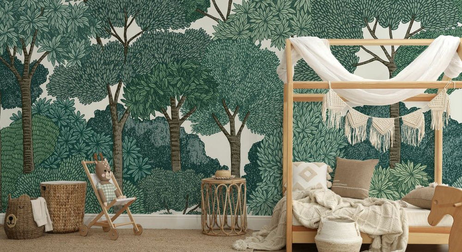 PHOTOWALL / Canopy - Emerald (e84665)