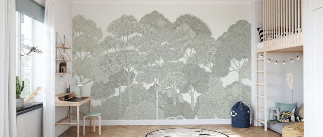 PHOTOWALL / Canopy - Light Green (e84667)