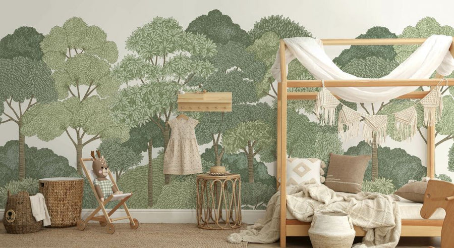 PHOTOWALL / Canopy - Spring Green (e84670)