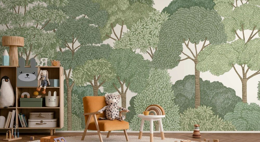 PHOTOWALL / Canopy - Spring Green (e84670)