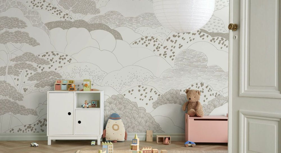 PHOTOWALL / Highlands - Beige (e84671)