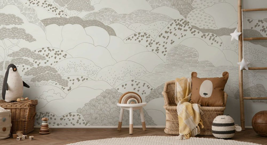 PHOTOWALL / Highlands - Beige (e84671)