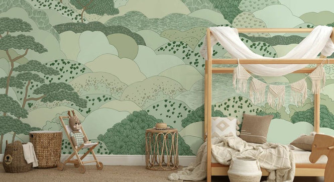 PHOTOWALL / Highlands - Green (e84676)