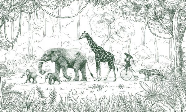 PHOTOWALL / Animal Parade - Green (e92655)