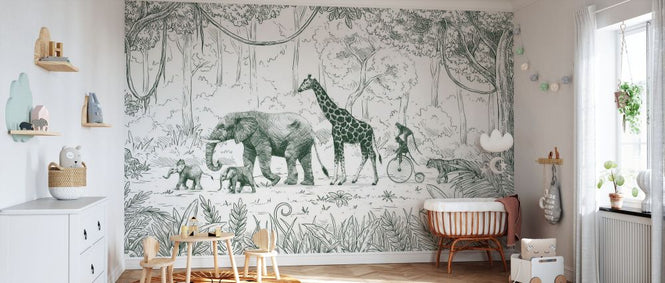 PHOTOWALL / Animal Parade - Green (e92655)