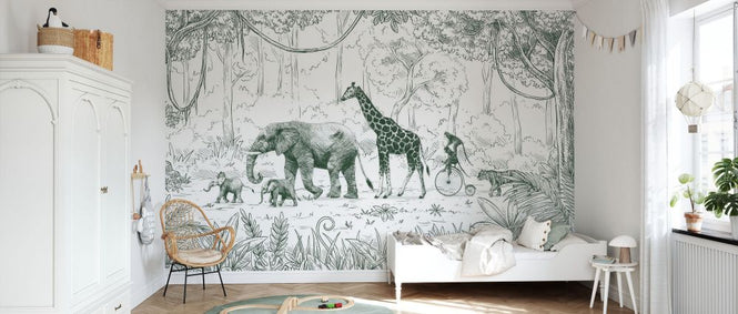 PHOTOWALL / Animal Parade - Green (e92655)