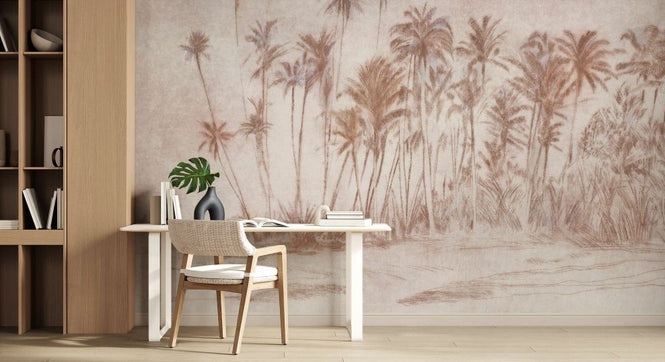 PHOTOWALL / Backwoods - Warm Mahogany (e92760)