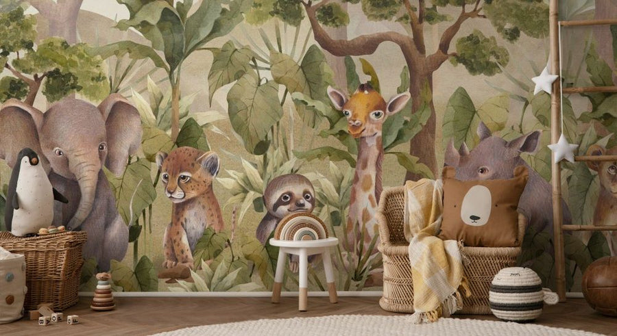 PHOTOWALL / Baby Animals in the Forest (e92785)