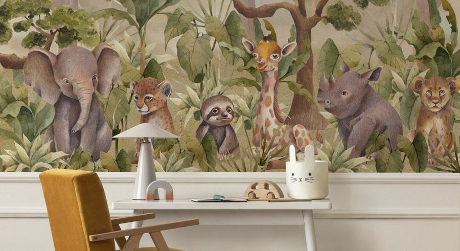 PHOTOWALL / Baby Animals in the Forest (e92785)