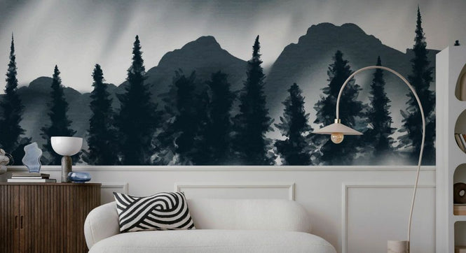 PHOTOWALL / Japanese Watercolored Ink Landscape (e92832)