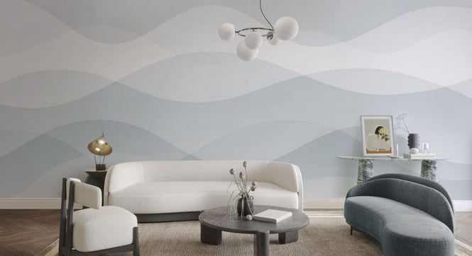 PHOTOWALL / Tinted Waves - Blue (e92866)