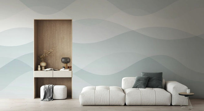 PHOTOWALL / Tinted Waves - Blue (e92866)