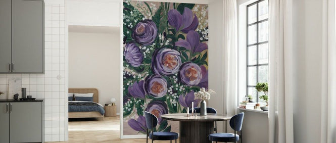 PHOTOWALL / Aaliyah Painterly English Roses (e92925)