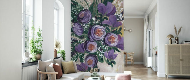 PHOTOWALL / Aaliyah Painterly English Roses (e92925)