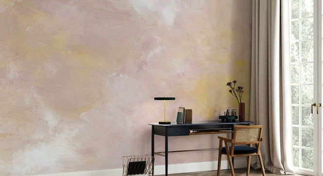 PHOTOWALL / Apricot And Mauve Oil Texture (e92926)