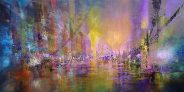 PHOTOWALL / Vibrant Life on the River II (e93040)