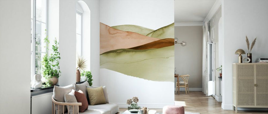 PHOTOWALL / Boho Watercolor Landscape (e93052)