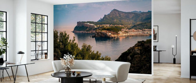 PHOTOWALL / View of Port de Soller in Mallorca Spain (e93109)