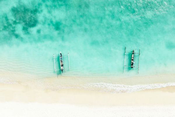 PHOTOWALL / Aerial Summer - Crystal Clear Waters (e93131)