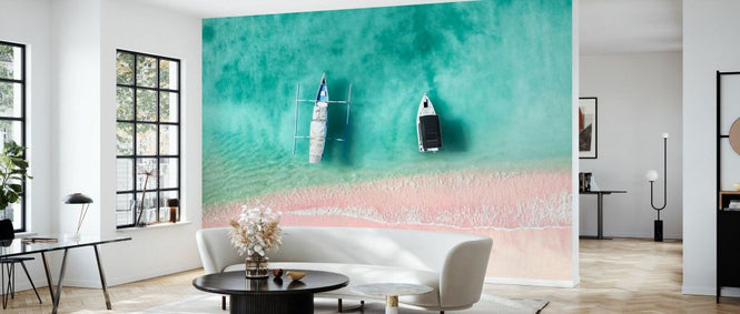 PHOTOWALL / Aerial Summer - Pink Beach Bali (e93134)