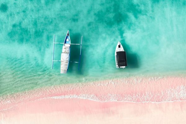 PHOTOWALL / Aerial Summer - Pink Beach Bali (e93134)
