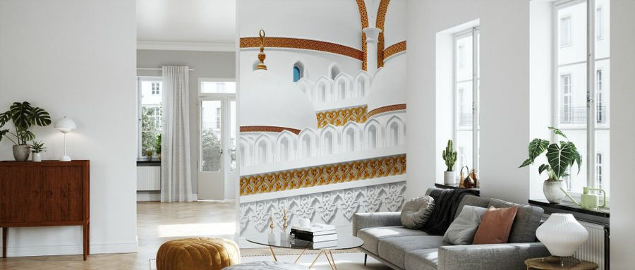 PHOTOWALL / White Mosque - Cornice Design (e93154)