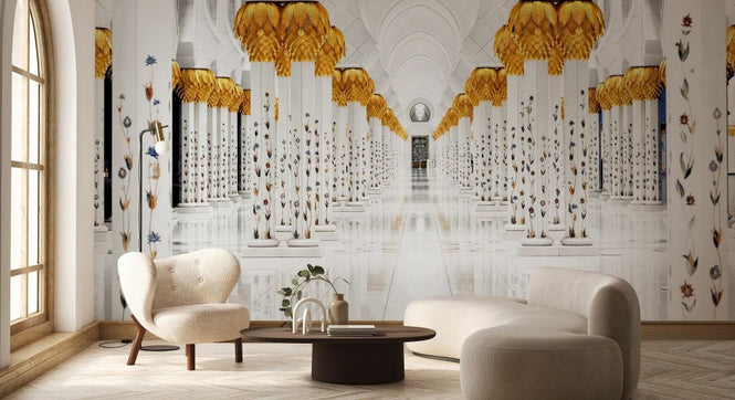 PHOTOWALL / White Mosque - Perspective (e93155)