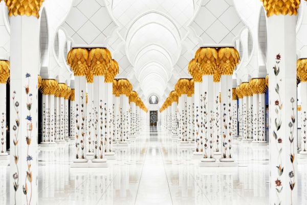 PHOTOWALL / White Mosque - Perspective (e93155)