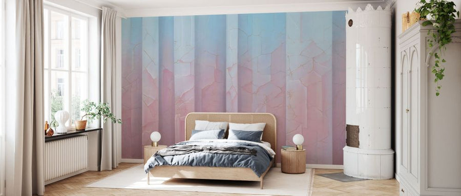 PHOTOWALL / Artistic Marblescape - Dip Dye Pink (e93421)
