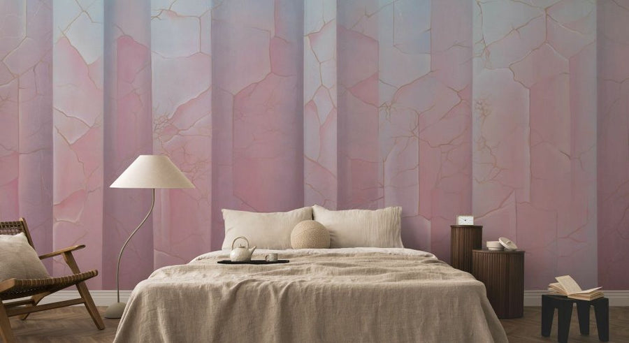 PHOTOWALL / Artistic Marblescape - Dip Dye Pink (e93421)