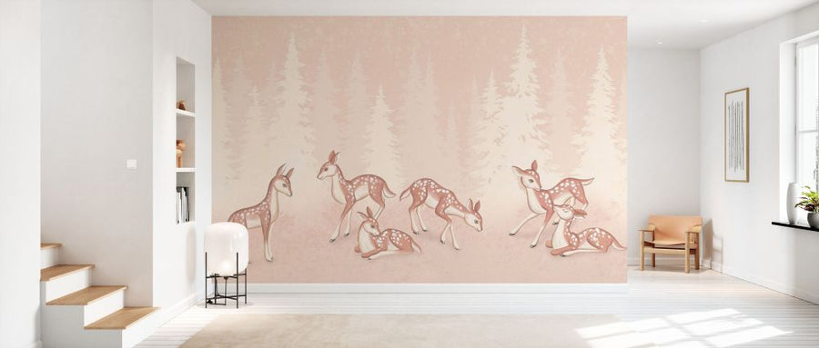 PHOTOWALL / Oh Deer IV - White Trees Only Deer (e93440)