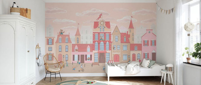 PHOTOWALL / Village of Furry Friends - Pink Hour (e93448)