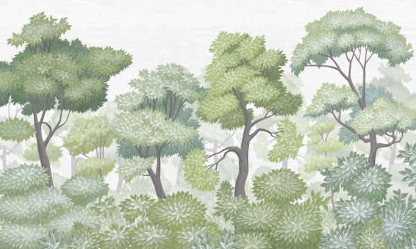 PHOTOWALL / Woodland Textures - Sylvan Serenity (e93451)