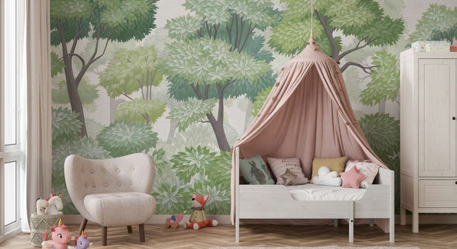 PHOTOWALL / Woodland Textures - Sylvan Serenity (e93451)