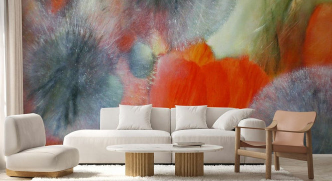 PHOTOWALL / Poppies and Dandelions II (e93525)