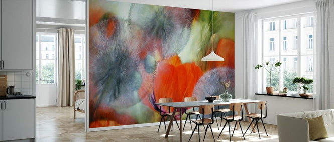 PHOTOWALL / Poppies and Dandelions II (e93525)