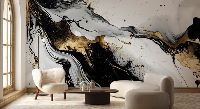 PHOTOWALL / Marble Ink Painting (e93539)