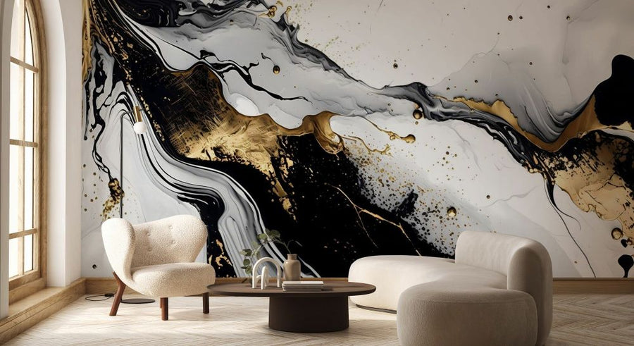 PHOTOWALL / Marble Ink Painting (e93539)