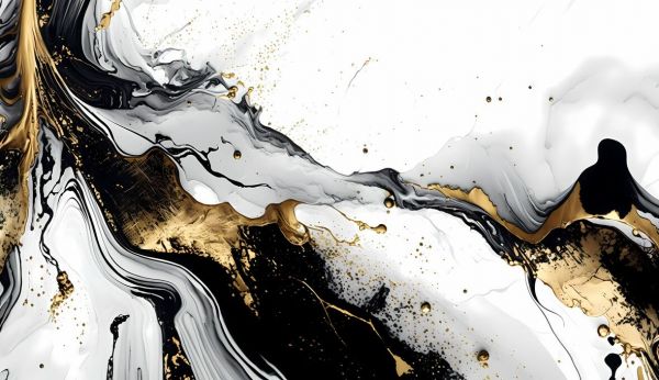 PHOTOWALL / Marble Ink Painting (e93539)