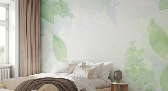 PHOTOWALL / Soft Green Leaves (e93542)