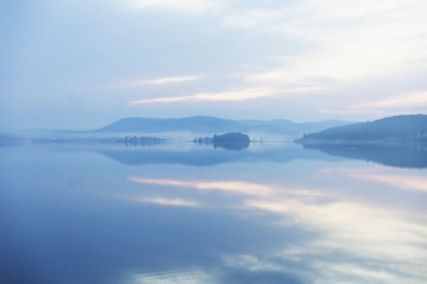 PHOTOWALL / Blue Reflections by the River (e93545)