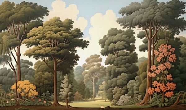 PHOTOWALL / Woodcut Forest III (e93574)