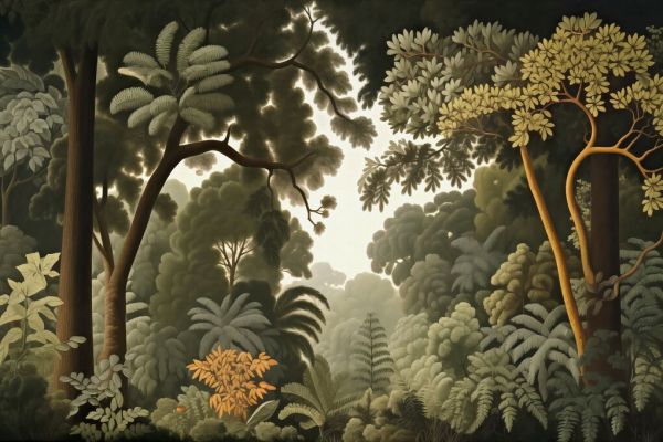 PHOTOWALL / Woodcut Forest IV (e93575)