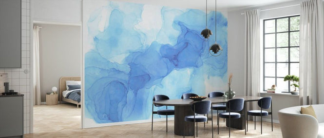 PHOTOWALL / Abstract Wall Texture - Blue (e93651)