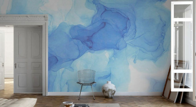 PHOTOWALL / Abstract Wall Texture - Blue (e93651)