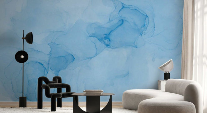 PHOTOWALL / Abstract Wall Texture - Blue Tone (e93652)