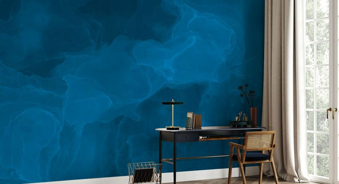 PHOTOWALL / Abstract Wall Texture - Dark Blue (e93653)