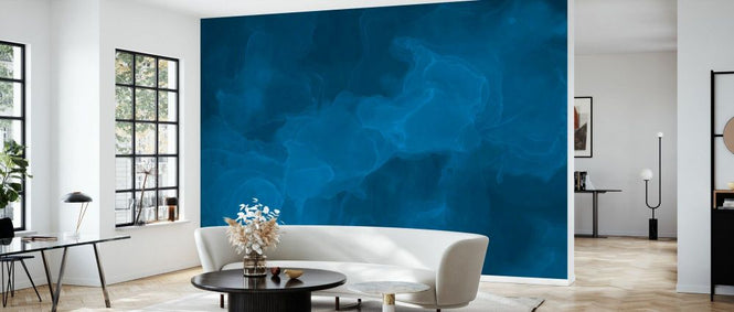PHOTOWALL / Abstract Wall Texture - Dark Blue (e93653)