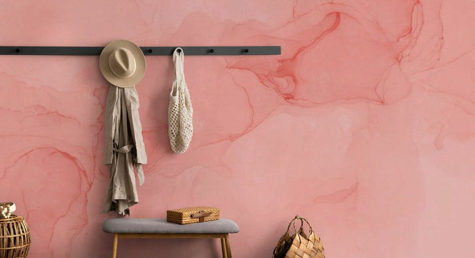 PHOTOWALL / Abstract Wall Texture - Pink (e93660)