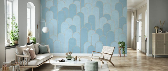 PHOTOWALL / Grand Arches Pattern - Blue (e93669)